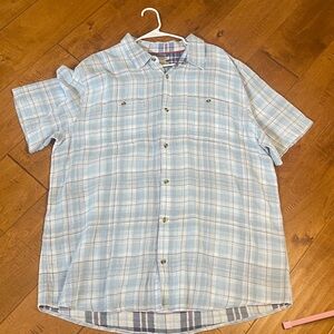 Carbon2Cobalt easy living button-down shirt. Size XLTall.